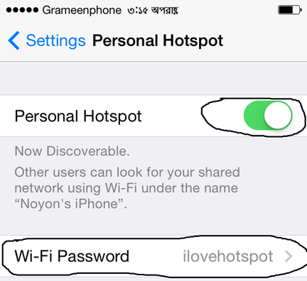 How to set up hotspot on iphone
